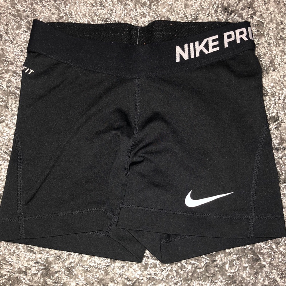 Nike pro black spandex shorts